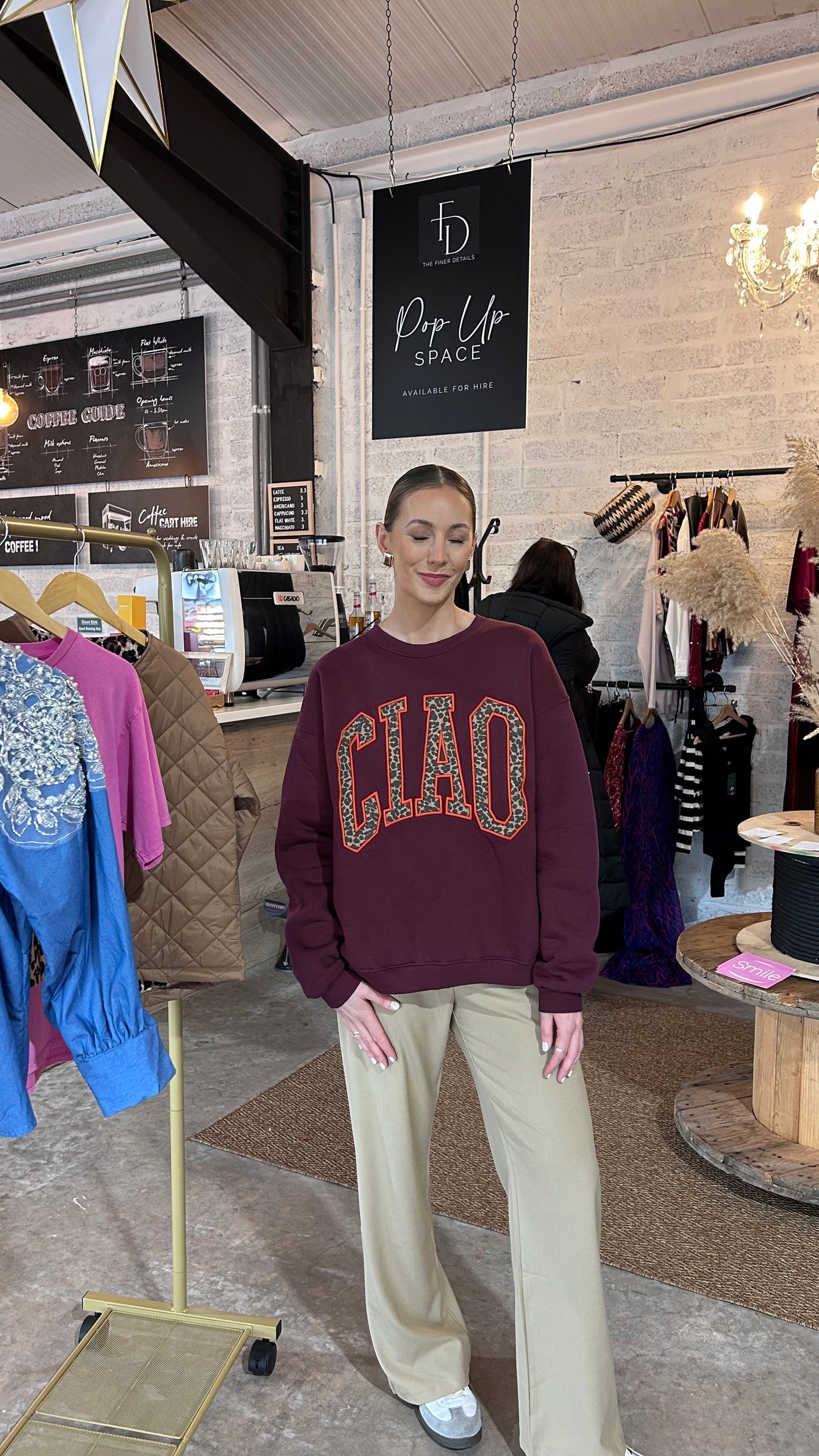 Burgundy Sweatshirt